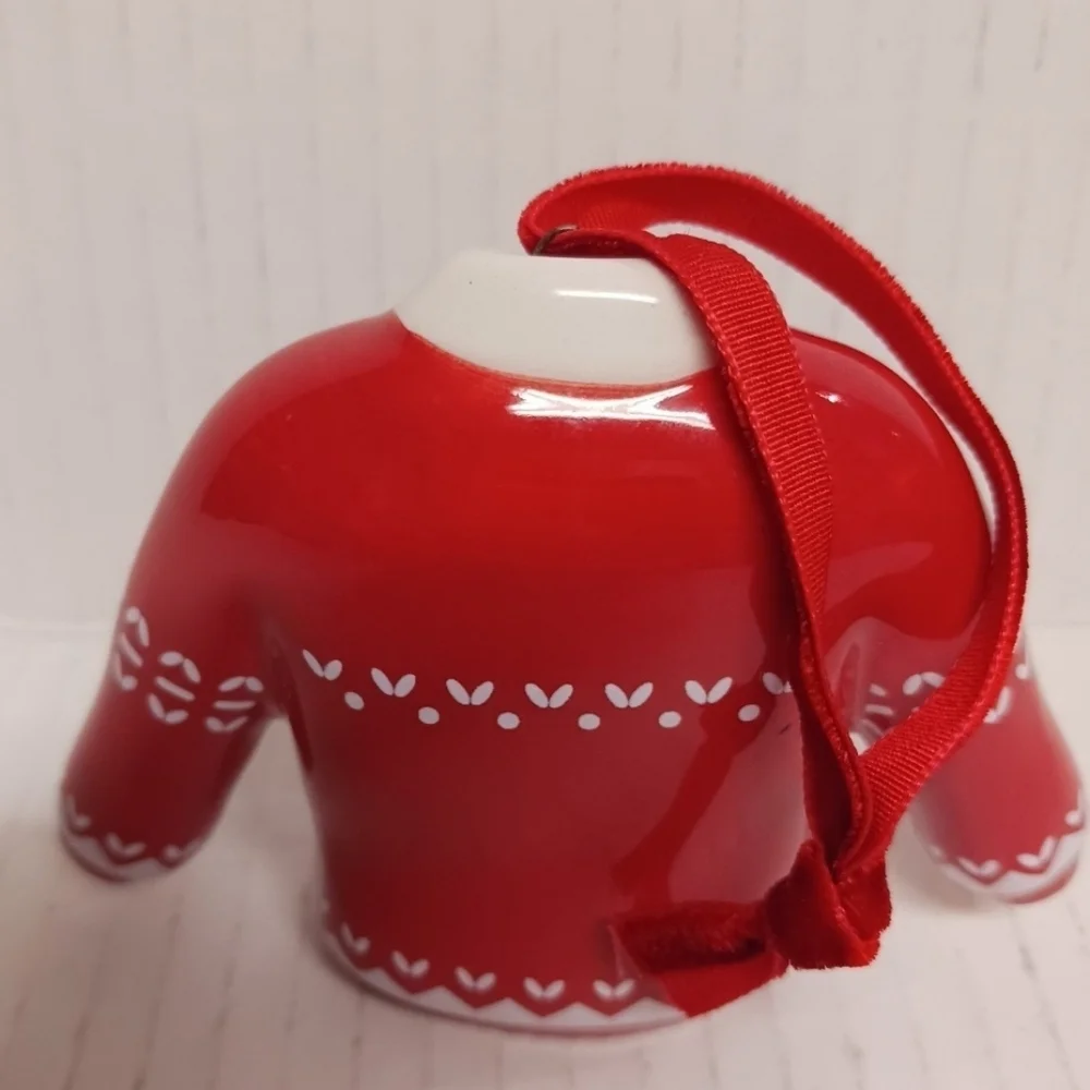 Target Christmas Sweater Ceramic Ornament